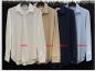 Preview: ESViViD Jersey Bluse mit halber Knopfleiste in verschiedenen Farben